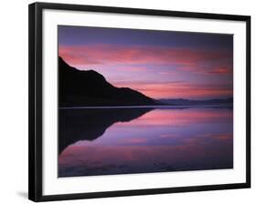 California, Death Valley National Park, Sunrise Reflects in Badwater-Christopher Talbot Frank-Framed Photographic Print