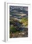 California. Death Valley National Park. Sunset Shadow on Sea of Sand Dunes, Mesquite Dunes-Judith Zimmerman-Framed Photographic Print