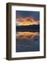 California. Death Valley National Park. Sunset with Reflections, Cotton Ball Basin-Judith Zimmerman-Framed Photographic Print