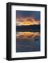 California. Death Valley National Park. Sunset with Reflections, Cotton Ball Basin-Judith Zimmerman-Framed Photographic Print