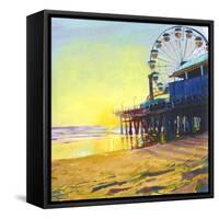 California Dreaming 2-Mercedes Marin-Framed Stretched Canvas