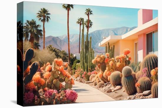 California Dreaming - Cactusland-Philippe HUGONNARD-Stretched Canvas