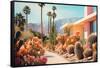 California Dreaming - Cactusland-Philippe HUGONNARD-Framed Stretched Canvas
