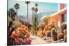 California Dreaming - Cactusland-Philippe HUGONNARD-Stretched Canvas