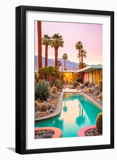 California Dreaming - Mid-Century Magic-Philippe HUGONNARD-Framed Premium Photographic Print