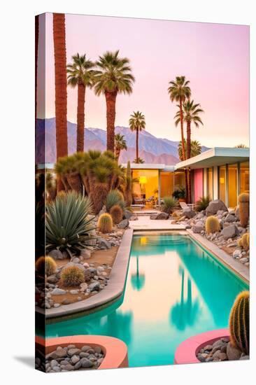 California Dreaming - Mid-Century Magic-Philippe HUGONNARD-Stretched Canvas