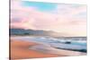 California Dreaming - Morning Quiet Beach-Philippe HUGONNARD-Stretched Canvas