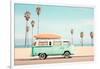 California Dreaming - Pacific VW Van-Philippe HUGONNARD-Framed Photographic Print