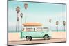 California Dreaming - Pacific VW Van-Philippe HUGONNARD-Mounted Photographic Print