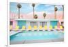 California Dreaming - Palm Springs Pool Day-Philippe HUGONNARD-Framed Photographic Print