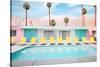 California Dreaming - Palm Springs Pool Day-Philippe HUGONNARD-Stretched Canvas