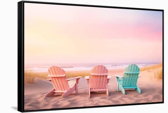 California Dreaming - Relaxing Beach-Philippe HUGONNARD-Framed Stretched Canvas