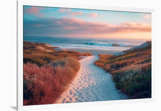 California Dreaming - Serene Path-Philippe HUGONNARD-Framed Photographic Print