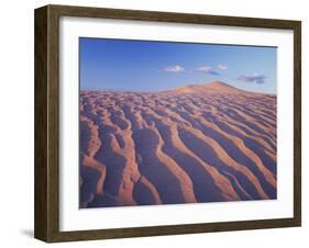 California, Dumont Dunes in the Mojave Desert at Sunset-Christopher Talbot Frank-Framed Premium Photographic Print