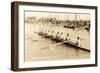 California Eight Oar Rowing Team-null-Framed Art Print