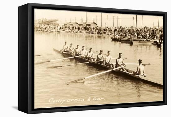 California Eight Oar Rowing Team-null-Framed Stretched Canvas