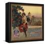 California Eve Brand - California - Citrus Crate Label-Lantern Press-Framed Stretched Canvas