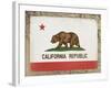 California Flag-Ken Hurd-Framed Giclee Print