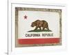 California Flag-Ken Hurd-Framed Giclee Print