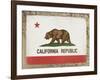 California Flag-Ken Hurd-Framed Giclee Print