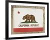 California Flag-Ken Hurd-Framed Giclee Print