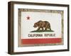 California Flag-Ken Hurd-Framed Giclee Print