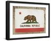 California Flag-Ken Hurd-Framed Giclee Print