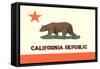 California Flag-null-Framed Stretched Canvas