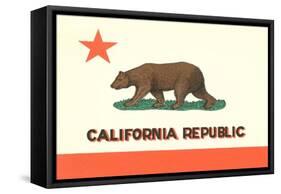 California Flag-null-Framed Stretched Canvas