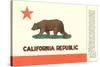 California Flag-null-Stretched Canvas