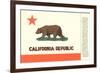 California Flag-null-Framed Premium Giclee Print