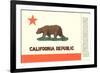 California Flag-null-Framed Premium Giclee Print