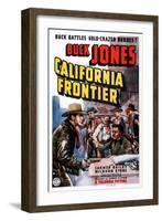 California Frontier, Left: Buck Jones, 1938-null-Framed Art Print