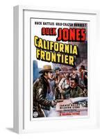 California Frontier, Left: Buck Jones, 1938-null-Framed Art Print