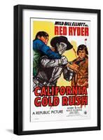California Gold Rush, Center: Bill Elliott; Right: Robert Blake, 1946-null-Framed Art Print