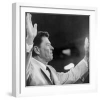 California Governor Ronald Reagan, Republican National Convention, Miami, Florida, August 1968-null-Framed Photo