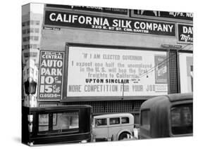 California Gubernatorial Campaign Billboard-null-Stretched Canvas