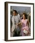 California Gubernatorial Candidate Ronald Reagan with Wife Nancy While on the Campaign Trail-Bill Ray-Framed Photographic Print