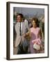 California Gubernatorial Candidate Ronald Reagan with Wife Nancy While on the Campaign Trail-Bill Ray-Framed Photographic Print