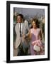 California Gubernatorial Candidate Ronald Reagan with Wife Nancy While on the Campaign Trail-Bill Ray-Framed Photographic Print