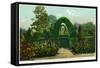 California - Hotel Del Monte View of the Maze Near Monterey-Lantern Press-Framed Stretched Canvas