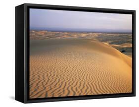 California, Imperial Sand Dunes, Patterns of Glamis Sand Dunes-Christopher Talbot Frank-Framed Stretched Canvas