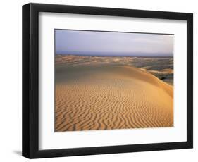 California, Imperial Sand Dunes, Patterns of Glamis Sand Dunes-Christopher Talbot Frank-Framed Photographic Print