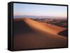 California, Imperial Sand Dunes, Tracks across Glamis Sand Dunes-Christopher Talbot Frank-Framed Stretched Canvas