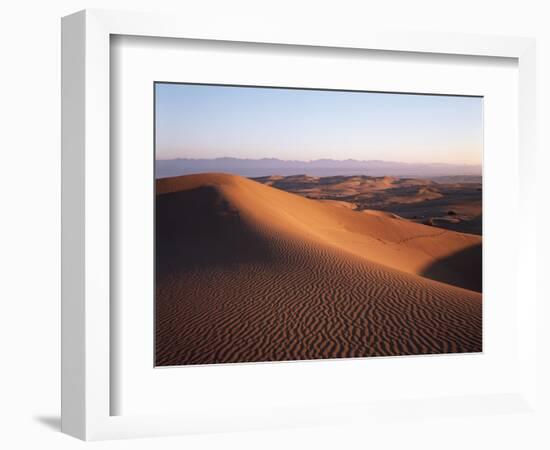 California, Imperial Sand Dunes, Tracks across Glamis Sand Dunes-Christopher Talbot Frank-Framed Photographic Print