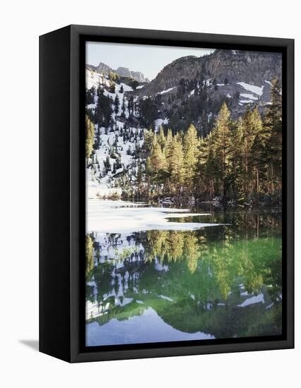 California, Inyo Nf, Emerald Lake in the Mammoth Lakes Basin-Christopher Talbot Frank-Framed Stretched Canvas