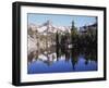 California, Inyo Nf, Mammoth Lakes, Reflection in Skelton Lake-Christopher Talbot Frank-Framed Premium Photographic Print