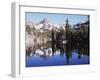 California, Inyo Nf, Mammoth Lakes, Reflection in Skelton Lake-Christopher Talbot Frank-Framed Premium Photographic Print