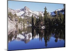 California, Inyo Nf, Mammoth Lakes, Reflection in Skelton Lake-Christopher Talbot Frank-Mounted Premium Photographic Print