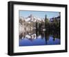 California, Inyo Nf, Mammoth Lakes, Reflection in Skelton Lake-Christopher Talbot Frank-Framed Photographic Print